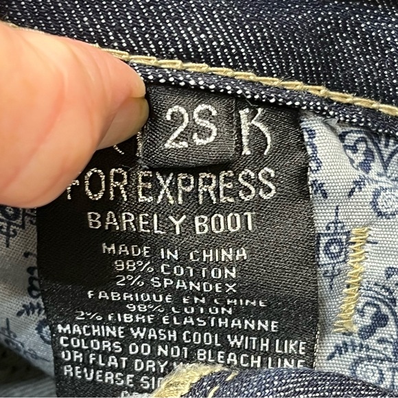 RE Rock Los Angeles for Express Barely Boot Jeans - Picture 7 of 12